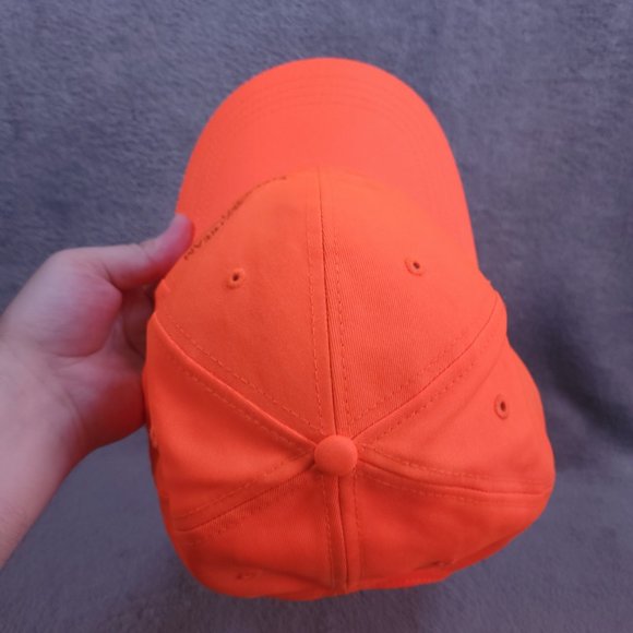 Field & Stream 1871 Men's Adjustable Orange Hunting Cap Outdoors Subtle Logo - Picture 6 of 8